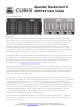 Cubix Xpander Rackmount 8 5URP24 User Manual