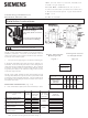 Siemens PC5777 Installation Instructions