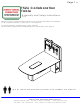 Audio Visual Furniture T526 Assembly And Setup Instructions