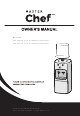 Master Chef 043-2336-8 Owner's Manual