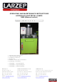 Larzep HAM5524 Operating And Maintenance Instructions Manual