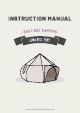 BOUTIQUE CAMPING Luna Bell Tent BC632 Instruction Manual