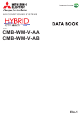 Mitsubishi Electric CMB-WM-V-AA Data Book