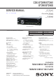 Sony CDX-GT24W Service Manual