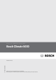 Bosch Climate 5000 Installation Manual