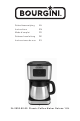 Bourgini 24.2030.00.00 Instructions Manual