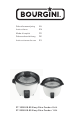Bourgini 27.1000.00.00 Instructions Manual