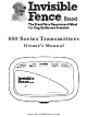 INVISIBLE FENCE 800 SERIES OWNER'S MANUAL Pdf Download | ManualsLib