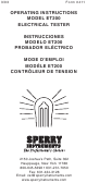 Sperry instruments ET200 Operating Instructions