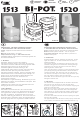 FLAMMA BI-POT 1513 Operating Instructions