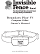 INVISIBLE FENCE Computer Collar Owner's Manual