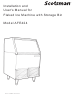 Scotsman AFE424 Installation And User Manual