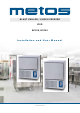 Metos BCF40 Installation And User Manual