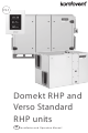 Komfovent DOMEKT RHP 400 U-2,2/1.4 Installation And Operation Manual