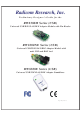 Radicom RW8300M Series Designer's Manual