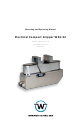 WEISS WSG 32 Mounting And Operating Manual