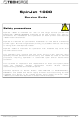 Techsage SpinJet 1000 Service Manual