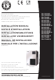 Hoshizaki FM-1000AKE Installation Manual