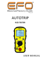 Electrical Factory Outlet AUTOTRIP User Manual