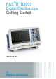 Rohde & Schwarz RTB2000 Getting Started