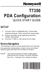 Honeywell T7350 Quick Start Manual
