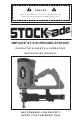STOCK-ade ST-315i Operating Instructions Manual