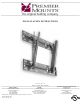 Premier Mounts PCM-MS2 Installation Instructions Manual