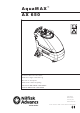 Nilfisk-Advance AquaMAX AX 650 Instructions For Use Manual