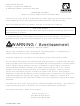 Dexter Laundry T-20SWD Installation & Operation Instructions