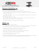 Black Widow BW-1604D Instructions For Use