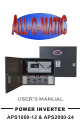 ALL-O-MATIC APS1000-12 User Manual