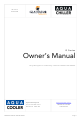 Aqua Cooler G Series Owner's Manual