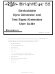 Ensemble Designs BrightEye 55 User Manual