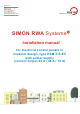 SIMON RWA ESM-T/X-EV Installation Manual