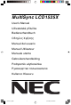 NEC MultiSync LCD1525X User Manual