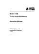 Arbiter Systems 918B Operation Manual