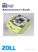 ZOLL AED PLUS ADMINISTRATOR'S MANUAL Pdf Download | ManualsLib