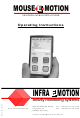 INFRA-E-MOTION MOUSE E MOTION Operating Instructions Manual