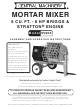 Central Machinery 95906 Assembly And Operation Instructions Manual