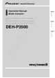 pioneer DEH-P3500 Operation Manual