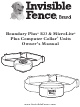 INVISIBLE FENCE MicroLite Plus Computer Collar Owner's Manual