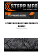 Stepp SPHD series Operation, Maintenance And Parts Manual