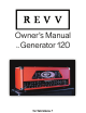 REVV Generator 120 Owner's Manual