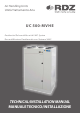 RDZ UC 500-MVHE Technical Installation Manual