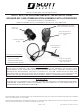 Scott Safety Epic 3 Bluetooth Lapel Speaker Mic Installation And Use Instructions Manual
