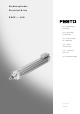Festo DNCE-***-LAS Operating Instructions Manual