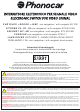 Phonocar 5/991 Instruction Manual