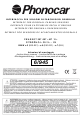 phonocar 6/945 Instruction Manual