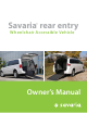 Savaria Toyota Sienna Owner's Manual