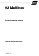 ESAB A2 Multitrac Instruction Manual And Spare Parts List